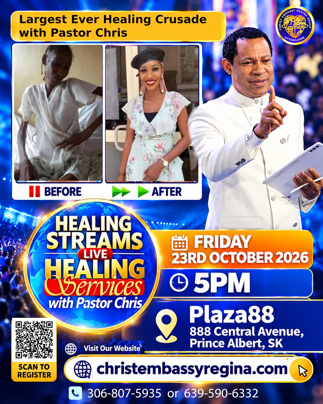 Largest ever healing crusade